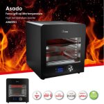 Four  grillades sur pied ardes asado arbeef01 1800 w noir