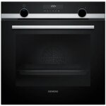 Four int�grable multifonction 71l 60cm pyrolyse noir - siemens - hb578hbs7