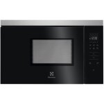 Four � micro - ondes electrolux mq818gxe noir, acier inoxydable micro - ondes avec grill encastrable ...