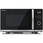Micro - ondes sharp yc - qs254ae - b micro - ondes de comptoir solo 25 l 900 w noir, acier inoxydable ...