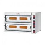 Four � pizza electrique double avec commandes m�caniques - 12 pizzas - italforni