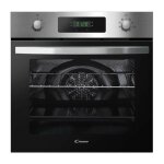 Candy - four pyrolyse - chaleur tournante ficd x676 - inox et noir - classe a