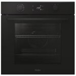 Haier ? four pyrolyse 78l ? nettoyage par pyrolyse ? chaleur tournante ? classe a + + ? hauteur 59, 5 ...