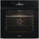 Hisense ? four traditionnel multifonction 77l ? nettoyage par pyrolyse ? classe a + ? finition noire ...