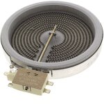 Foyer radiant 1200w d145 10. 54111. 004 pour cuisiniere rosieres, table de cuisson rosieres, table vitrocerami ...