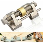 En acier inoxydable - serrage sur le ct - angle fixe - avec rouleau en laiton pour ciseaux  bois, ...