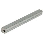 Fp ? broche profil�e hoppe vk 4 - kt. 8x140mm ? fer galvanis� ? en 2 parties pour garnitures de b�quilles ...