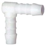 Fp - raccord cannel� pour tuyau en angle en copolym�re d'ac�tal (pom) / tuyau lw 13