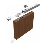 Fp - syst�me coulissant 73 80kg 1300mm ev1 anodis�. hlt ab 20mm compl�te.