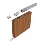 Fp - syst�me coulissant 73 me - v 80kg 1300mm ev1 anodis�. hlt ab 20mm compl�te.