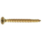 Fplus - tire - fond � bois avec t�te frais�e pozi en acier ciment� 5 x 90