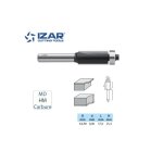 Izar - fraise affleureuse droite carbure 12. 7mm avec roulement guide copieur