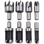 Fraise bouchonner bois lot de 8 m�che bouchon bois foret faire cheville outil de coupe pour faire une ...