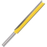 Fraise � d�foncer, tige de 6, 35 mm, largeur de 9, 5 mm, lame droite de 7, 6 cm, pour coupe affleurante, ...