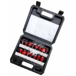 Fraises defonceuse 6. 35mm. coffret de 15 fraises  rainurer droites, fraise de rainure set cutter en ...