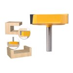 Rapanda - fraise pour d�fonceuse, affleureuse et toupie, scalpel de nettoyage de fond, fraise en bois ...
