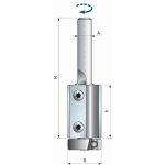 Freud - fraise droite � plaquettes interchangeables � roulement �19 h30 / 90 q8 z2 - f03fa13925 - tg74md ...