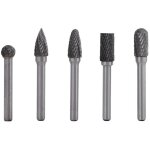 Fraise pour perceuse 5 fraises en acier au tungstène meulage fraise 6mm tige 10mm tête fraise rotative ... Fraise pour perceuse 5 fraises en acier au tungstène meulage fraise 6mm tige 10mm tête fraise rotative ...