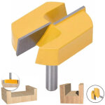 Fraise de queue 8 mm ? fraise pour d�fonceuse et affleureuse ? nettoyage et rabotage bois ? alliage haute ...