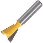 Fraise queue d'aronde 12, 7 x 13 mm queue 8 mm