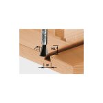 Fraise  queue d'aronde festool hw s8 d14, 3 / 13, 5 / 15