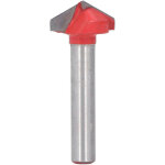 Fraise � rainurer en v 120 degr�s pour bois, diam�tre de coupe 16mm, queue de 6mm pour d�fonceuse et ...