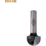 Cmt ? fraise � rayon convexe k914190 ? diam�tre de coupe 19mm ? longueur 46mm ? queue 6, 35mm ? rev�tement ...
