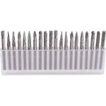 Fraises rotatives - 20pcs fraise carbure de tungstene meche acier rotatif fichiers m�ches en diamant ...