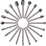 Fraises rotatives - 20pcs embouts de fraisage hss fraise bois outil de routage du bois avec 3mm tige ...