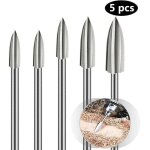 Fraises rotatives double coupe carbure tungst�ne pour sculpture sur bois outils acier aiguis�