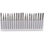 Fraises rotatives - phe 20pcs fraise carbure de tungstene meche acier rotatif fichiers mches en diamant ...