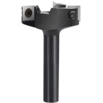 Fraise � surfacer 12 mm ? tige 60 mm ? diam�tre de coupe 60 mm ? 3 inserts en carbure pour bois dur ? ...