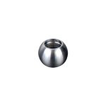 Qualite francaise] - boule de finition pour tube rond �14mm - diam�tre ext�rieur 18, 5mm - � coller - ...