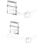 Accessoires - set fdw 908, pour placer le moteur à l'extérieur de la hotte 112. 0442. 942 - franke Accessoires - set fdw 908, pour placer le moteur à l'extérieur de la hotte 112. 0442. 942 - franke
