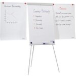 Franken - flipchart standard x - tra line plus el - fc22 105x68cm grau