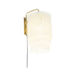 Franxa - applique murale - 1 lumi�re - l 200 mm - cr�me - oriental - �clairage int�rieur - salon i chambre ...