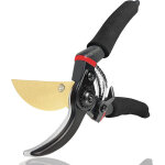 Freosen ? s�cateur � main en acier forg� et titane ? m�canisme bypass pour coupe nette ? poign�e ergonomique ...