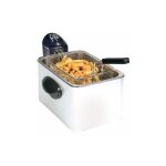 Friteuse �lectrique 4, 5l 3200w manteau m�tal ? capacit� 1, 5 kg frites ? garantie 10 ans ? design robuste ...