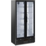 Helloshop26 - frigo  boissons acier peint par poudrage 458 litres noir