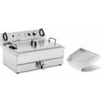 Helloshop26 - friteuse  beignets 23 litres 230 volts professionnel acier inoxydable