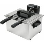 Friteuse double panier blackpear bfr 801 - inox - 2000w - capacit� 5l - �lectrique