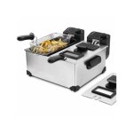 Hkoenig - friteuse electrique dfx600 - double cuve 2x3l - thermostats indpendants - paniers amovibles ...