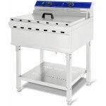 Vertes - friteuse electrique professionnelle 52l (7500w, 380v, zone froide, temprature 50 - 200c, robinet ...