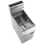 Friteuse � gaz sur coffre - 21 litres - 27 kw - combisteel