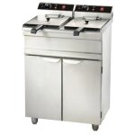 Friteuse professionnelle �lectrique - 2 x 9 litres - 2x 3, 3 kw - combisteel