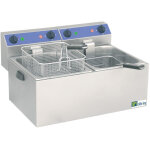 Friteuse professionnelle de table electrique s�rie standard 2 cuves - 8 � 16 litres - afi collin lucy ...