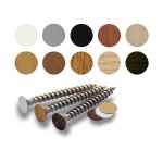 Bouchon � vis 100 pi�ces ? 355280ct013f2 ? adh�sif pour bois dur ? diam�tre 13mm ? vissage rapide en ...
