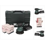 Metabo - fsx 200 intec ponceuse excentrique 125 mm 240 w + coffret + 2x set de pon�age toolbrothers turtle ...