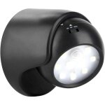 Fulcrum projecteur � led sans fil pour int�rieur / ext�rieur avec d�tecteur de mouvement, marche / arr�t ...
