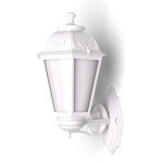 Bisso / saba' lanterne murale - e27 - ip55 - blanc - fumagalli